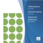 ETIKET HERMA 2255 ROND 19MM GROEN 1280ST