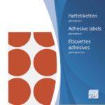 ETIKET HERMA 2272 ROND 32MM ROOD 480ST