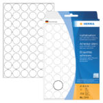 ETIKET HERMA 2240 ROND 16MM 1728ST