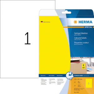ETIKET HERMA 4421 A4 GEEL 20ST