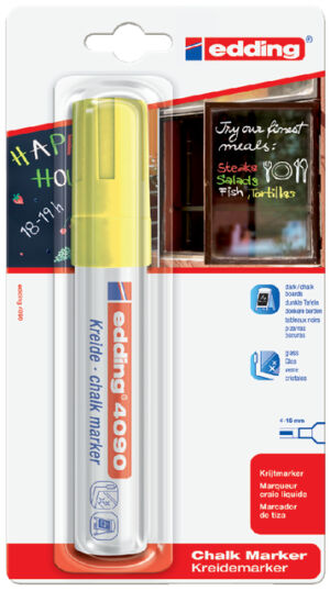 KRIJTSTIFT EDDING 4090 WINDOW BLOK 4-15MM NEONGEEL