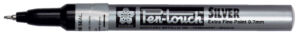 VILTSTIFT SAKURA PEN-TOUCH EF ZILVER