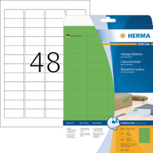 ETIKET HERMA 4369 45.7X21.2MM A4 960ST GROEN