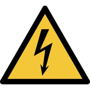 PICTOGRAM TARIFOLD ELEKTRISCHE SPANNING 150X133MM