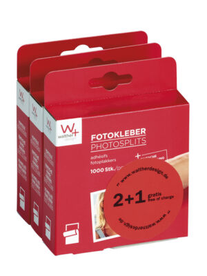 FOTOPLAKKER WALTHER 10X12MM 3X1000 STUKS