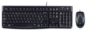 TOETSENBORD LOGITECH MK120 + MUIS USB ZWART