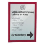 DURAFRAME DURABLE A4 ZELFKLEVEND ROOD