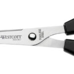 BUREAUSCHAAR WESTCOTT 155MM RVS MET KUNSTSTOF GRIP