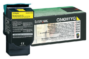 TONERCARTRIDGE LEXMARK C540H1YG PREBATE 2K GEEL