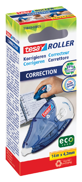 CORRECTIEROLLER TESA ECO 8.4MM NAVULBAAR
