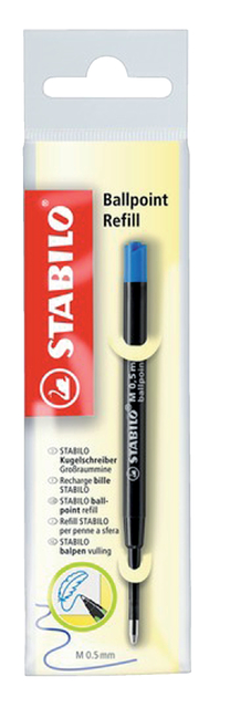 BALPENVULLING STABILO STANDAARD 0.5MM BLAUW