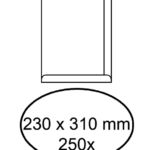ENVELOP AKTE 230X310MM ZELFKLEVEND 100GR WIT