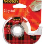 PLAKBAND 3M SCOTCH 19MMX25M MET TAPEHOUDER CRYSTAL