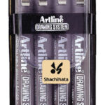 FINELINER ARTLINE TECHNISCH 0.1-0.3-0.5-0.7MM ZW
