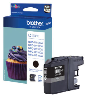 INKCARTRIDGE BROTHER LC-123 ZWART
