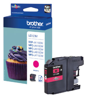 INKCARTRIDGE BROTHER LC-123 ROOD