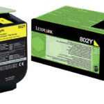 TONERCARTRIDGE LEXMARK 80C20Y0 PREBATE 1K GEEL