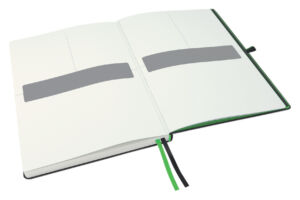 NOTITIEBLOK LEITZ COMPLETE HARDCOVER A5 LIJN ZWART