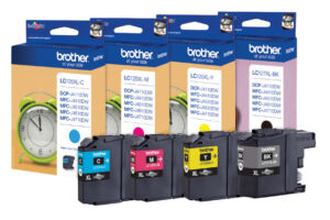 INKCARTRIDGE BROTHER LC-127XL ZWART + 3 KLEUREN