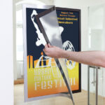 DURAFRAME POSTER A2 ZELFKLEVEND ZILVERGRIJS
