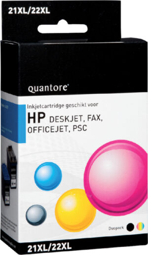 INKCARTRIDGE QUANTORE HP 21XL 22XL C9351CE C9352CE