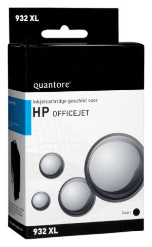INKCARTRIDGE QUANTORE HP 932XL CN053AE HC ZWART