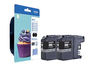INKCARTRIDGE BROTHER LC-123 2X ZWART