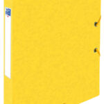 ELASTOBOX OXFORD TOP FILE+ A4 25MM GEEL
