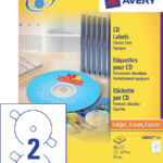 ETIKET AVERY ZWECK CD L6043-100 200ST