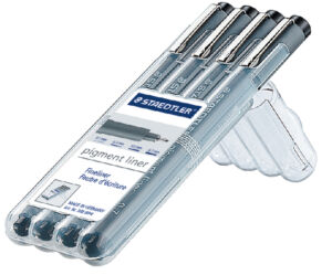 FINELINER STAEDTLER PIGMENT 308 0.1-0.7MM ZWART