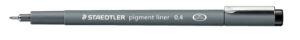 FINELINER STAEDTLER PIGMENT 308 0.3MM ZWART