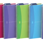 NOTITIEBOEK OXFORD MYCOLOURS DSP A4 LIJN 90V ASS