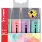 MARKEERSTIFT STABILO BOSS 70/4-2 PASTEL ASS