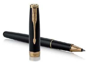 ROLLERPEN PARKER SONNET BLACK LACQUER GT F