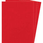 VOORBLAD FELLOWES A4 LEDERLOOK ROOD