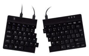 TOETSENBORD R-GO SPLIT AZERTY ZWART