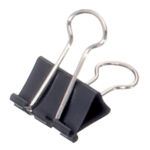 PAPIERKLEM MAUL 213 FOLDBACK 25MM ZWART