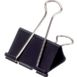 PAPIERKLEM MAUL 213 FOLDBACK 51MM ZWART