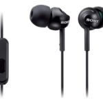 OORDOPJES SONY EX110AP MICROFOON ZWART