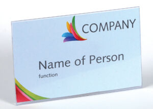 BADGE OPUS 2 90X55MM MAGNETISCH