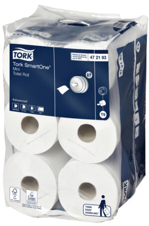 TOILETPAPIER TORK ADVANCED 2LAAGS 620VEL 12ROLLEN
