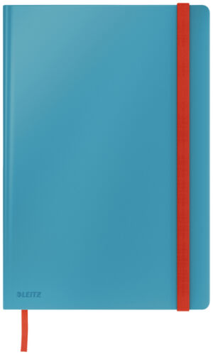 NOTITIEBOEK LEITZ COSY B5 GELIJND HARDE KAFT BLAUW