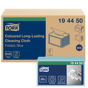 REINIGINGSDOEK TORK 194450 GEVOUWEN BLAUW 40VEL