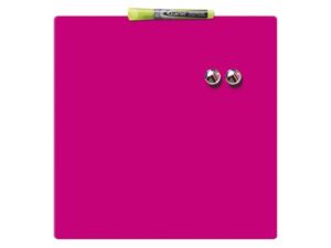 WHITEBOARD TEGEL NOBO 36X36CM ROZE GELAKT