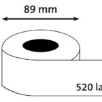 LABEL ETIKET QUANTORE 99012 89MMX36MM ADRES WIT
