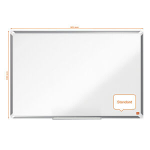WHITEBOARD NOBO PREMIUM PLUS 900X600MM STAAL