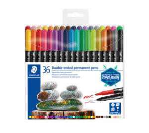 VILTSTIFT STAEDTLER PERM DUBBELE PUNT ASS 36ST