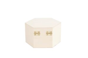 DOOS ZESHOEK HOUT CREOTIME 12X7CM