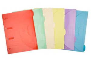 SMARTFOLDER GELAMINEERD - PAK VAN 6 - A4 - ASSORTI