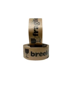 PAPIERTAPE BRUIN 50MMX50MTR, ZWART - BREEKBAAR